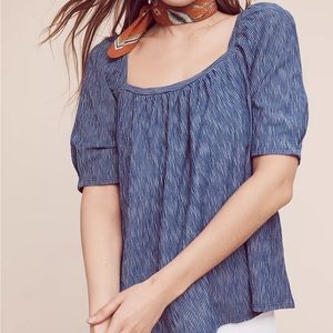 Anthropologie Postmark Darra Peasant Top. Size XS